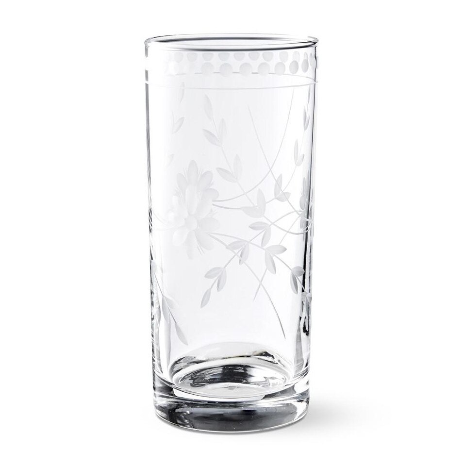 Vintage Etched Highball Glass Williams Sonoma AU